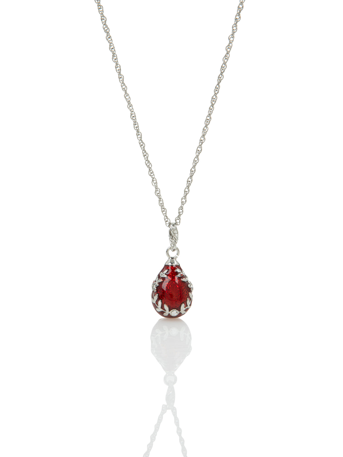 Keren Kopal Red Egg Pendant Necklace