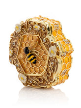 Keren Kopal Trinket Box Honeycomb with a Bee Queen on top