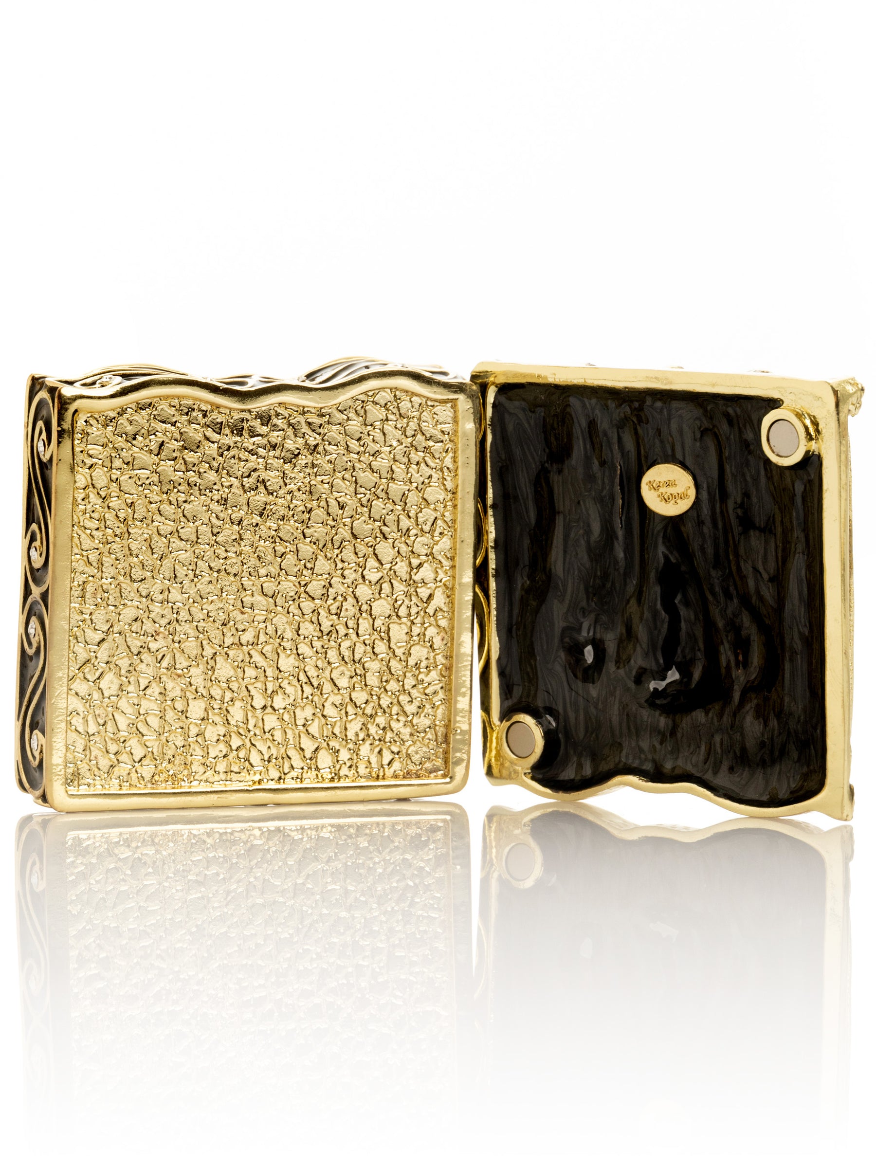 Brown and Gold trinket Box Elephant