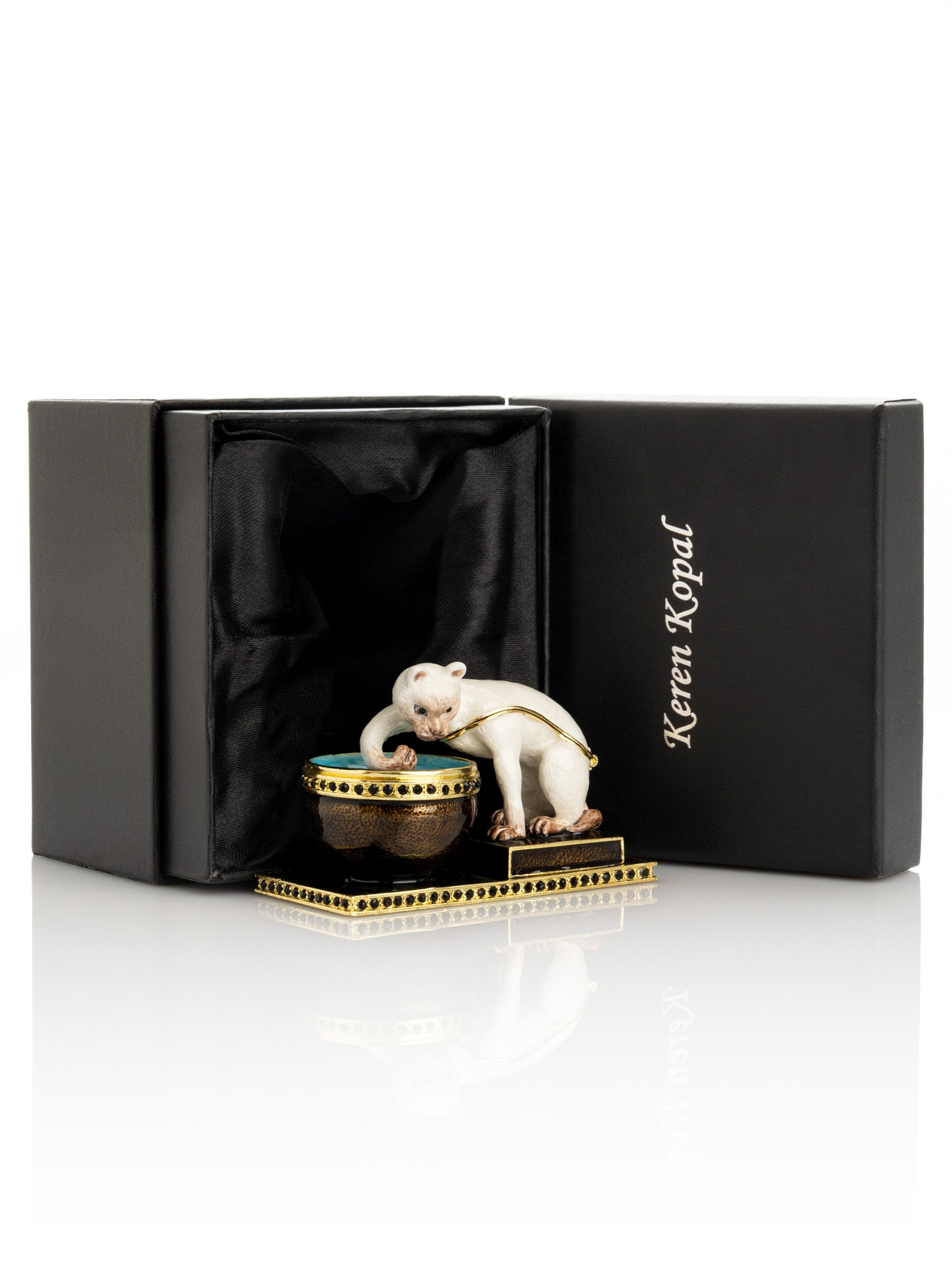 Curious Cat & Fish Limited edition of 250 Trinket Box
