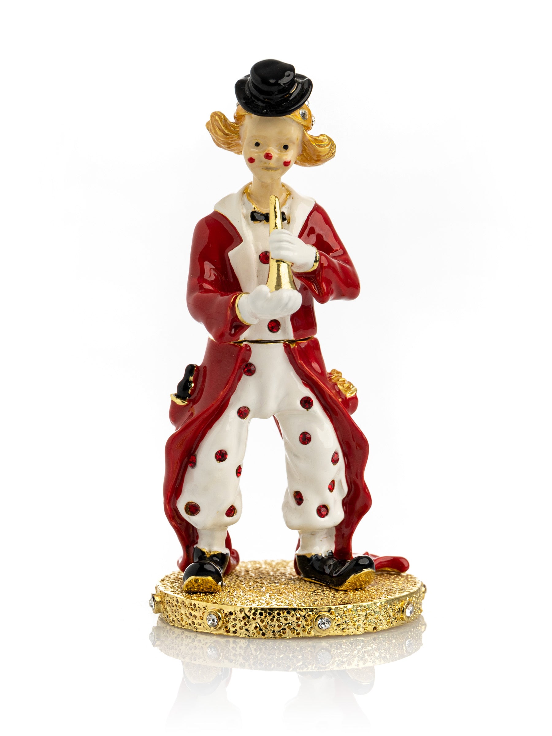 Keren Kopal Circus Clown Playing the Trumpet