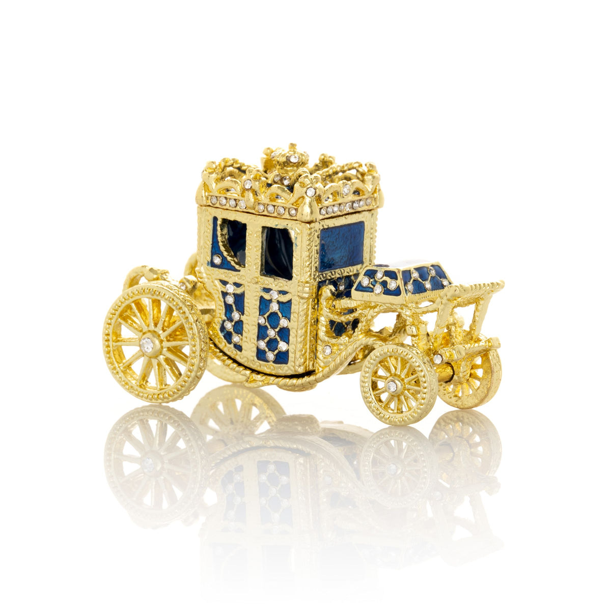 Golden Blue Carriage