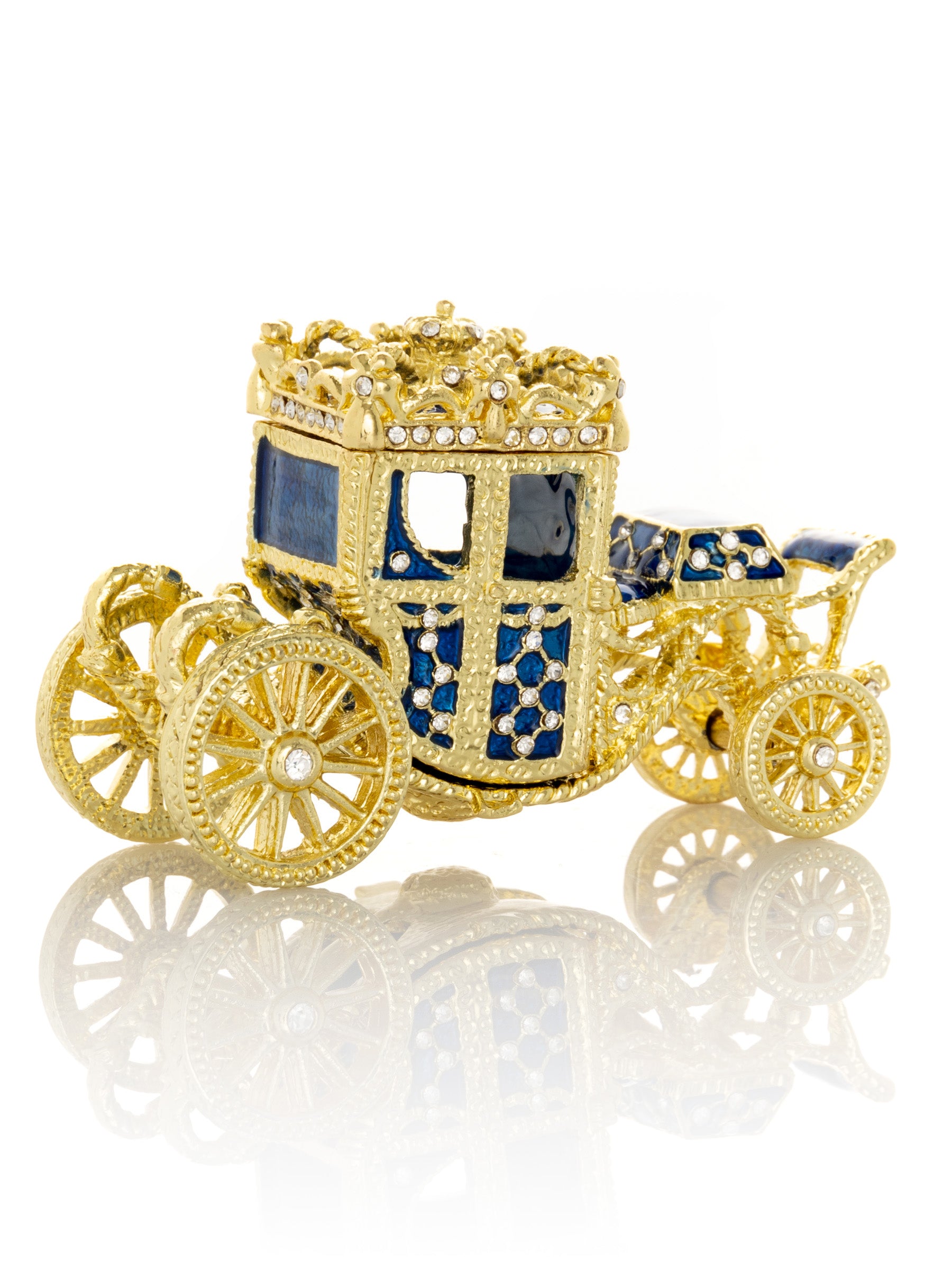 Golden Blue Carriage