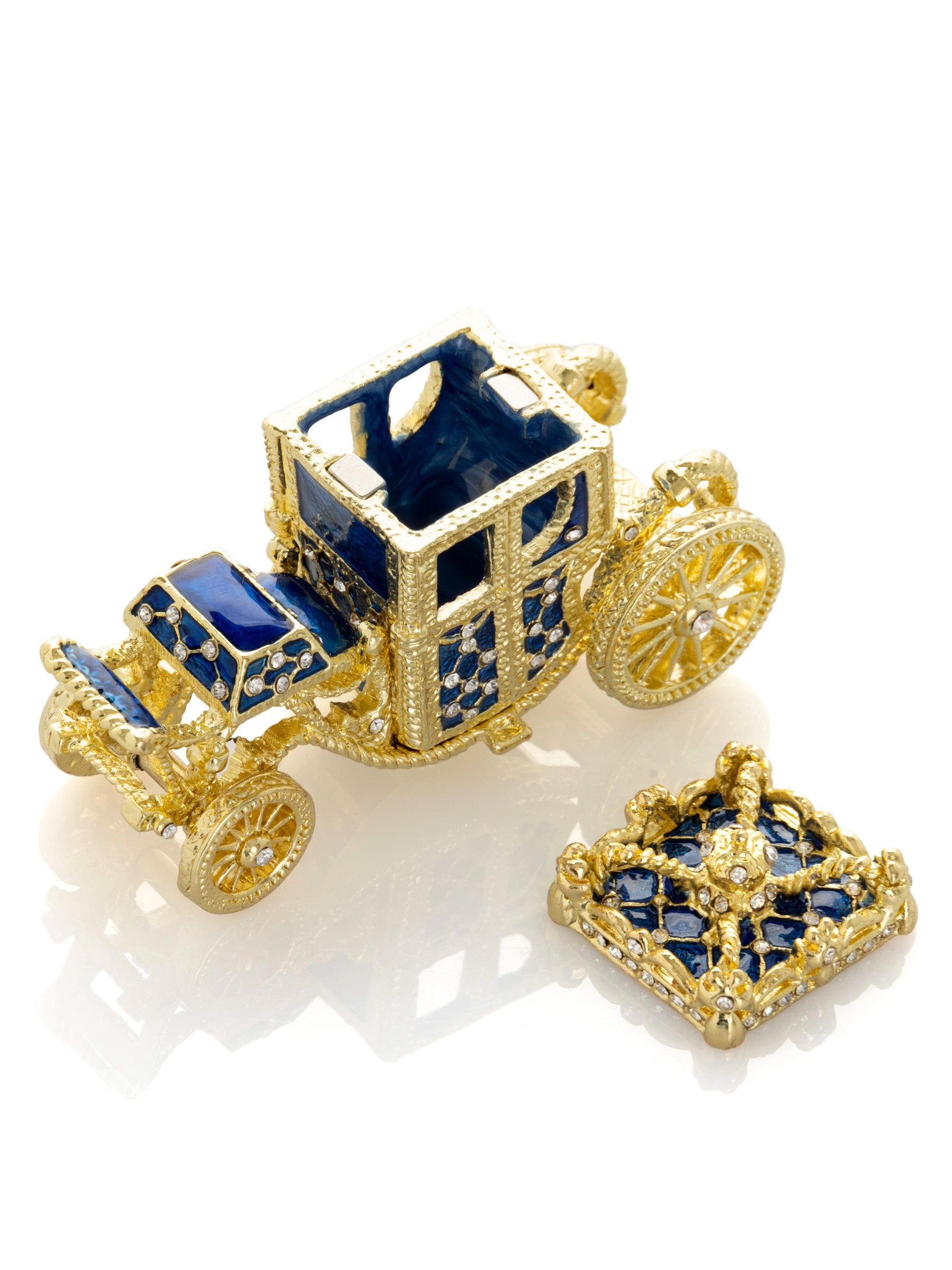 Golden Blue Carriage