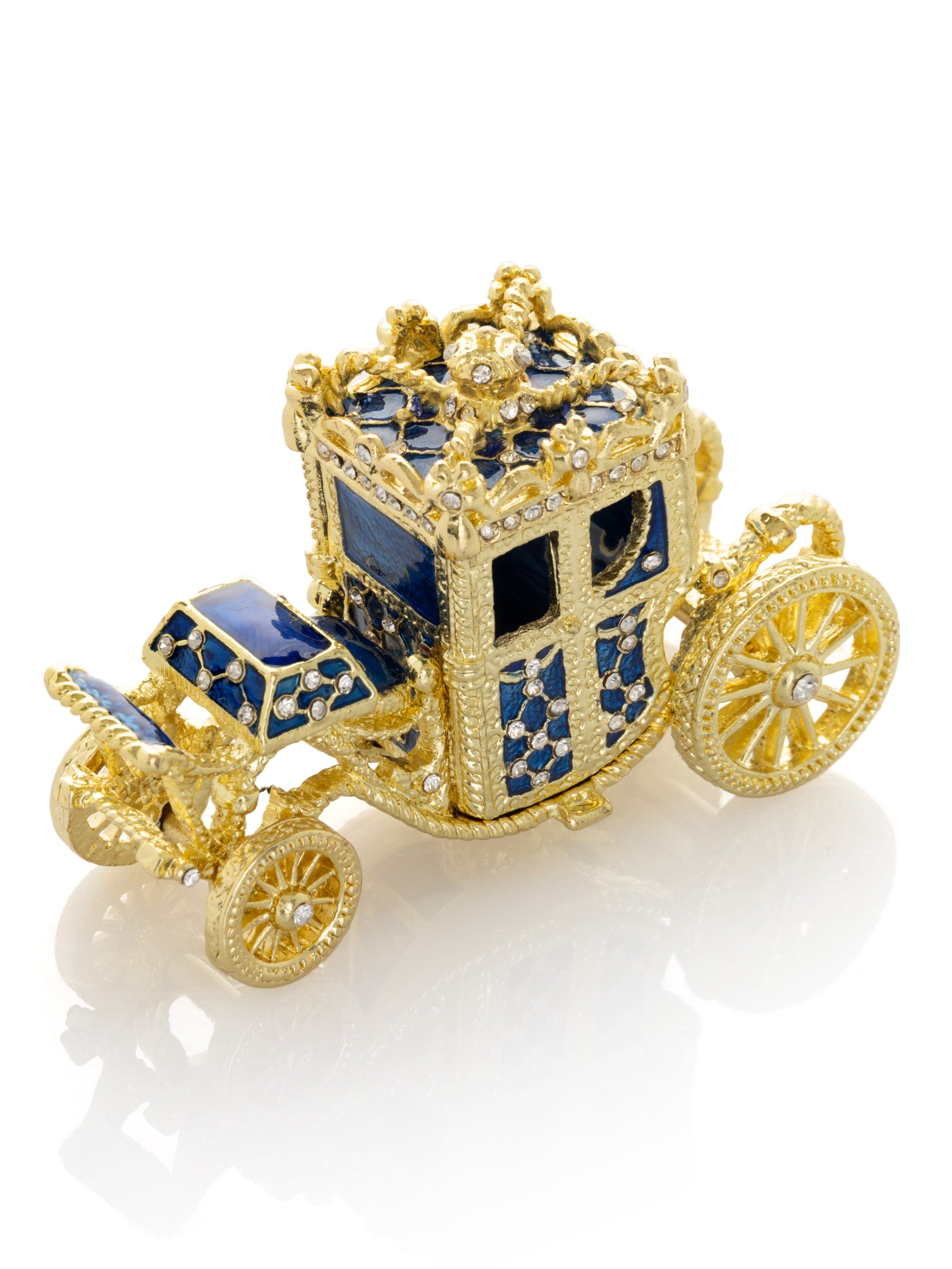 Golden Blue Carriage