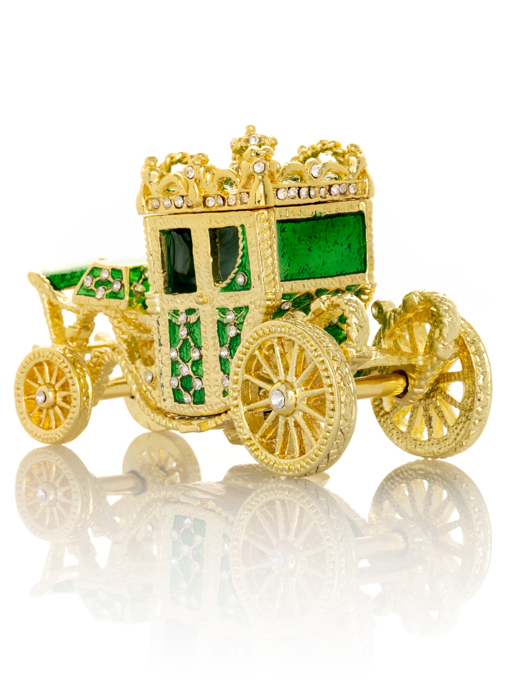 Golden Green Carriage