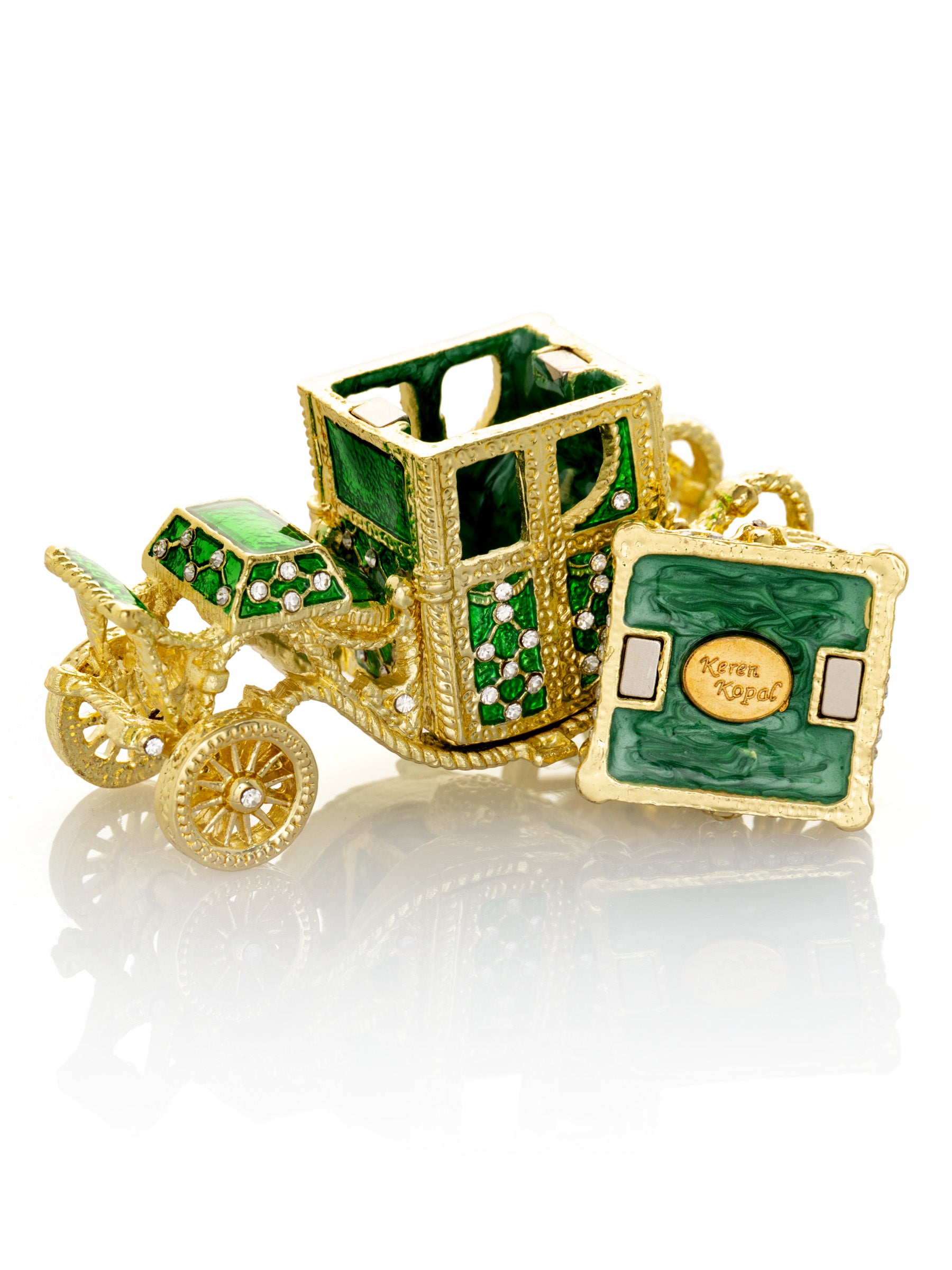 Golden Green Carriage