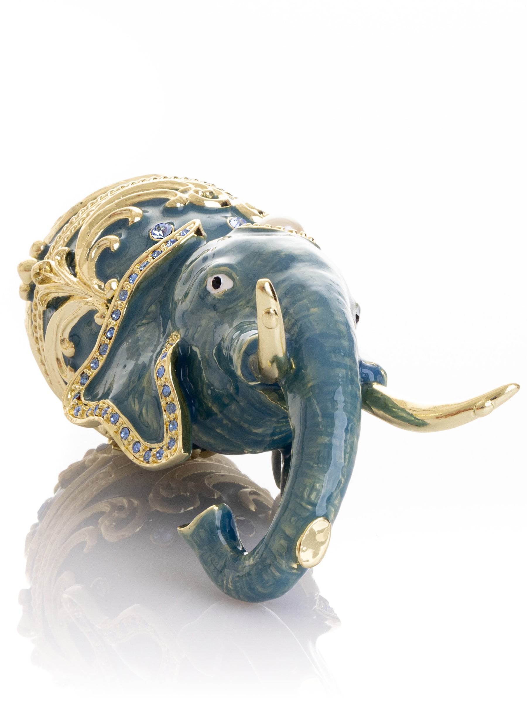 Unique Easter Egg Elephant Pedestal