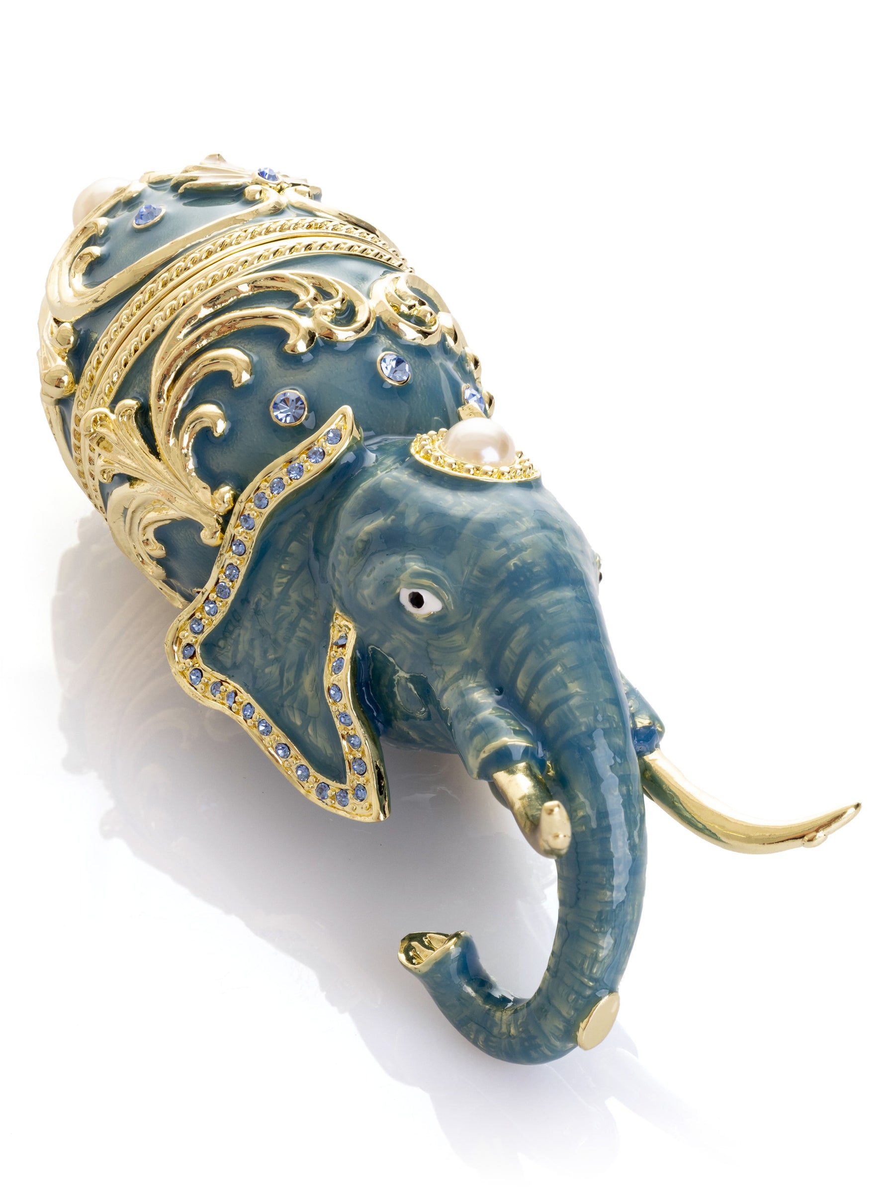 Unique Easter Egg Elephant Pedestal