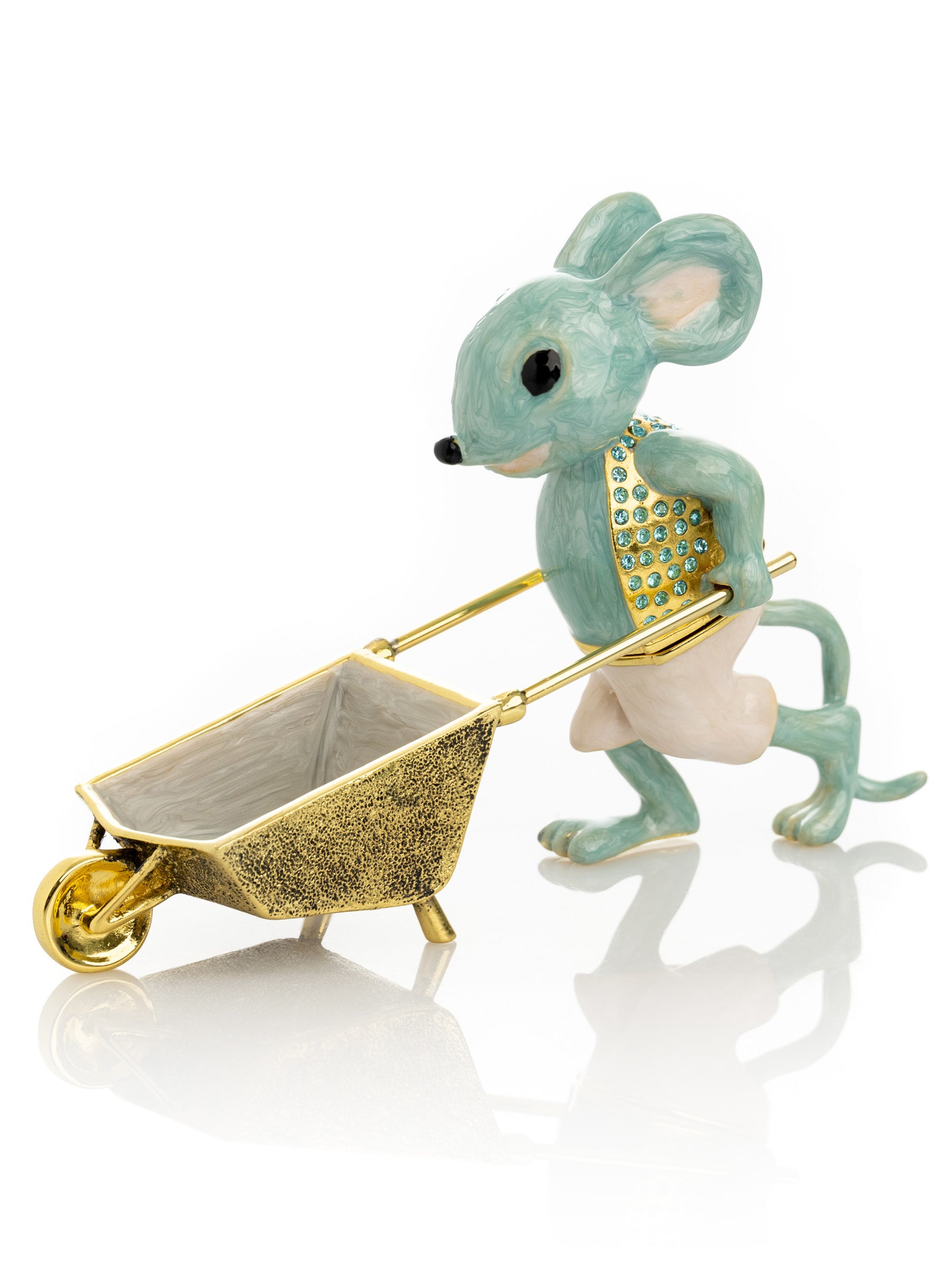 Mouse with Wheelbarrow