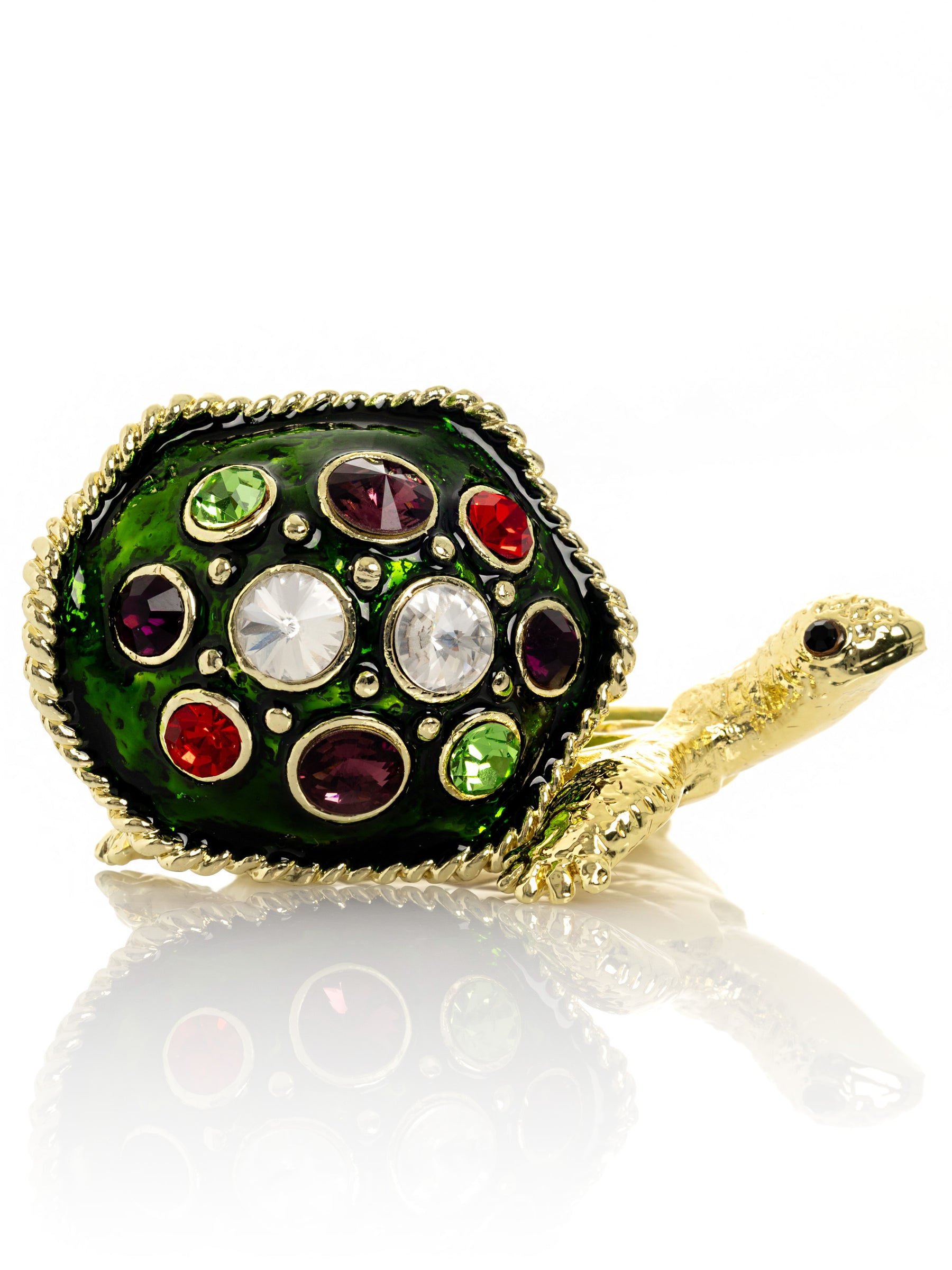 Green Shell Golden Turtle