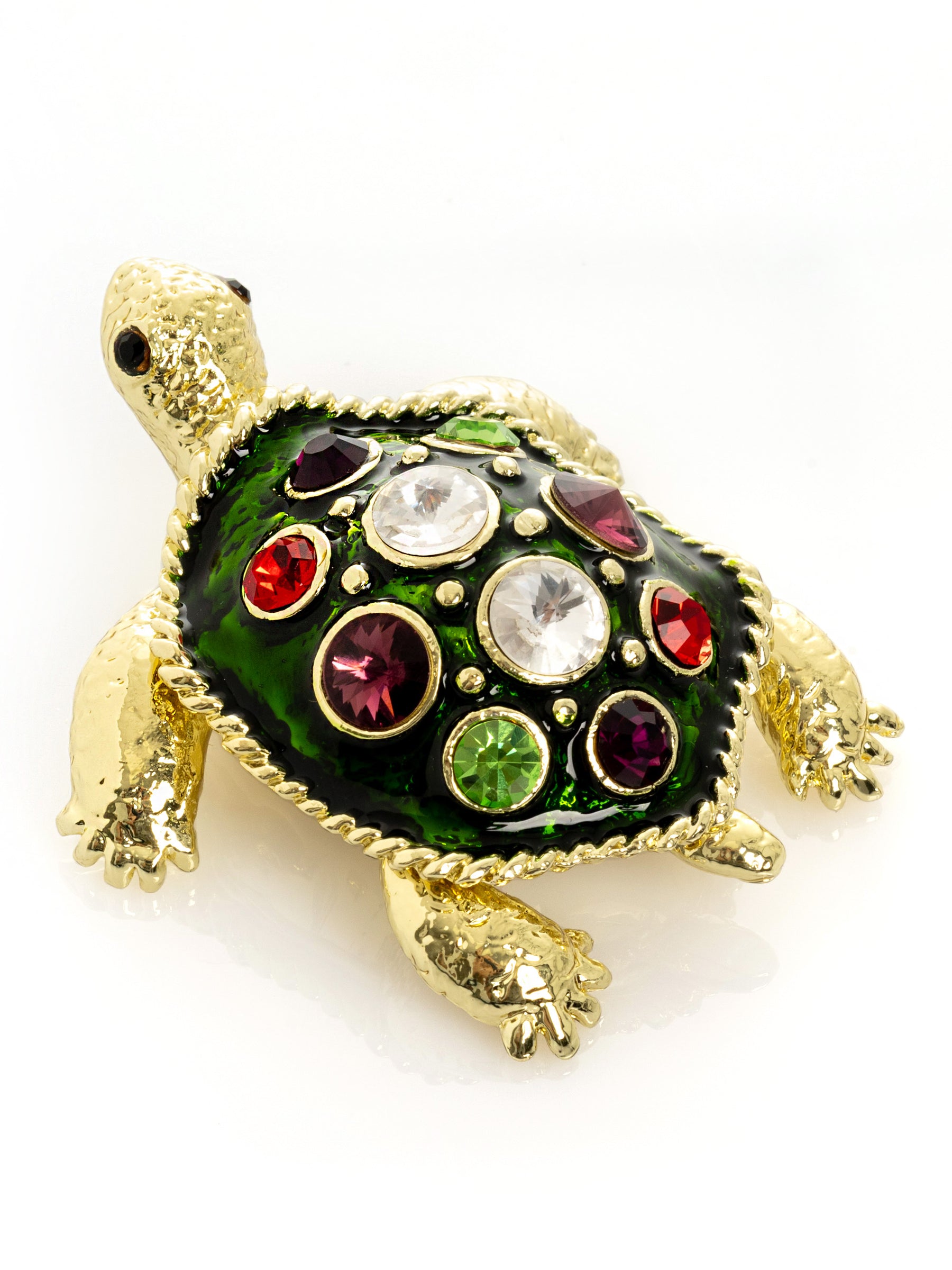 Green Shell Golden Turtle