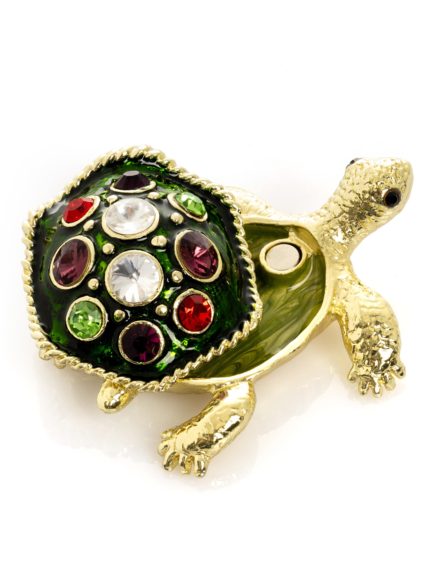 Green Shell Golden Turtle