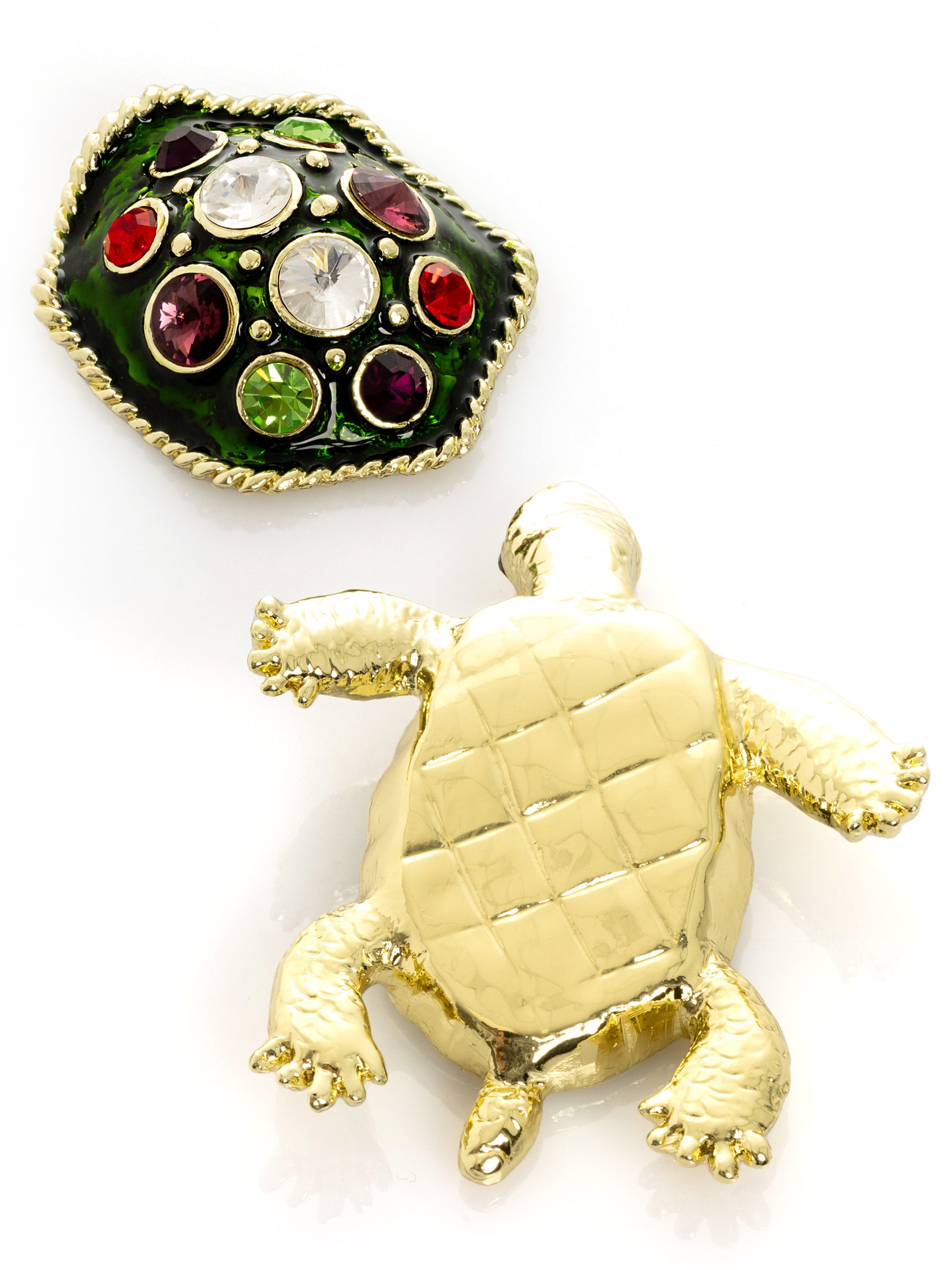 Green Shell Golden Turtle