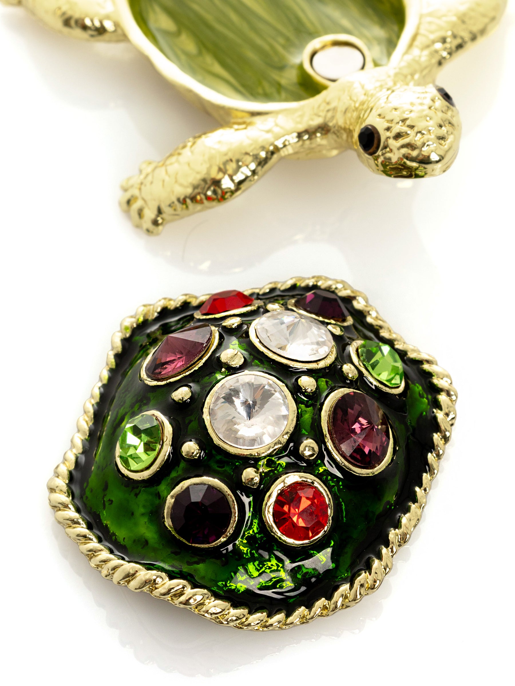 Green Shell Golden Turtle