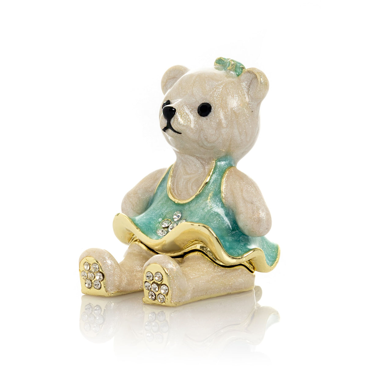 Keren Kopal Teddy Bear with Turquoise Dress