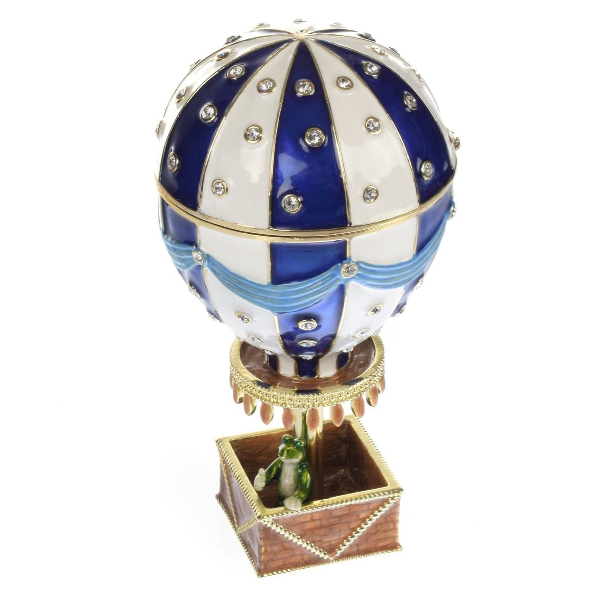 Keren Kopal Blue Hot air balloon with frog Limited edition 1-250