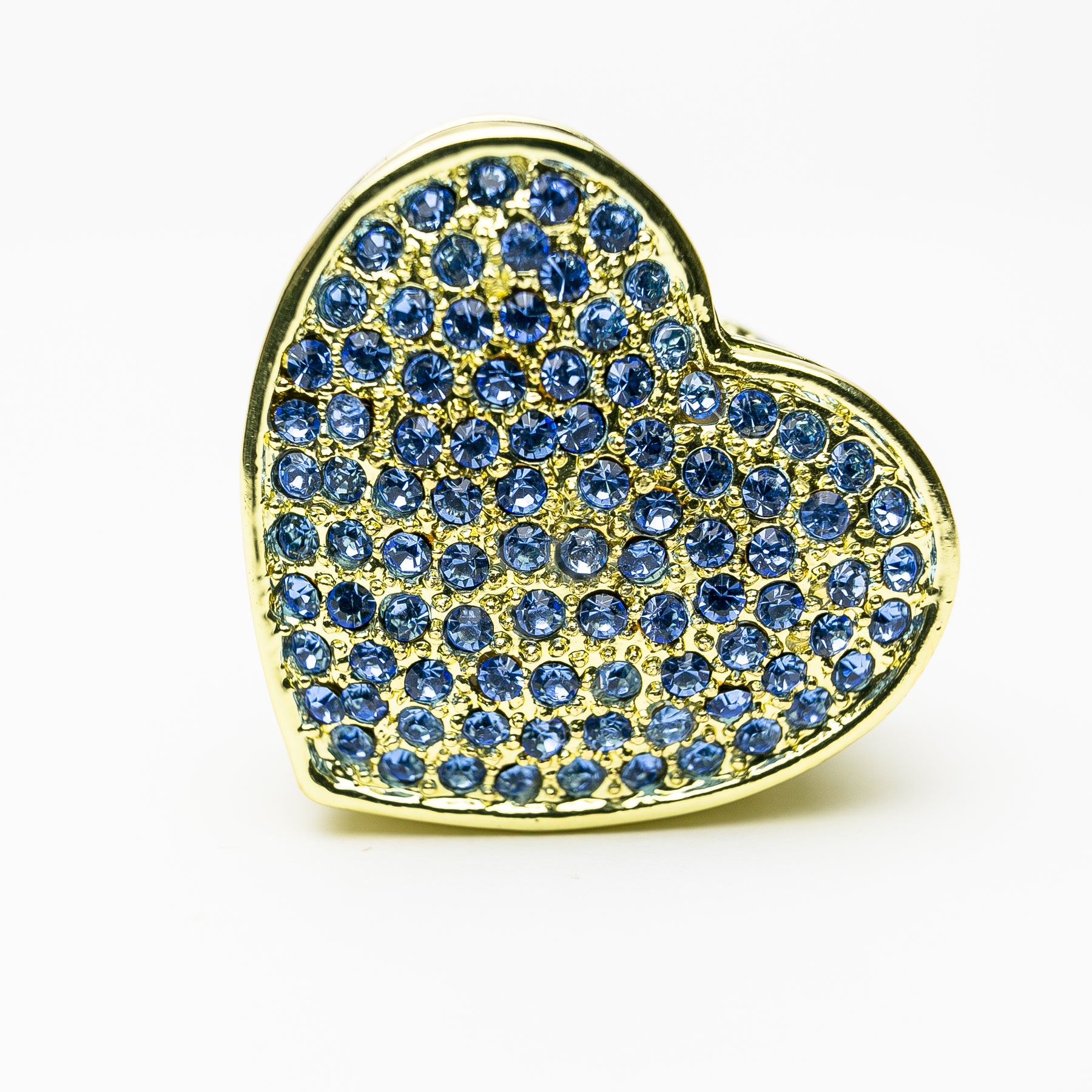 Keren Kopal Golden Blue Heart Decorative Box
