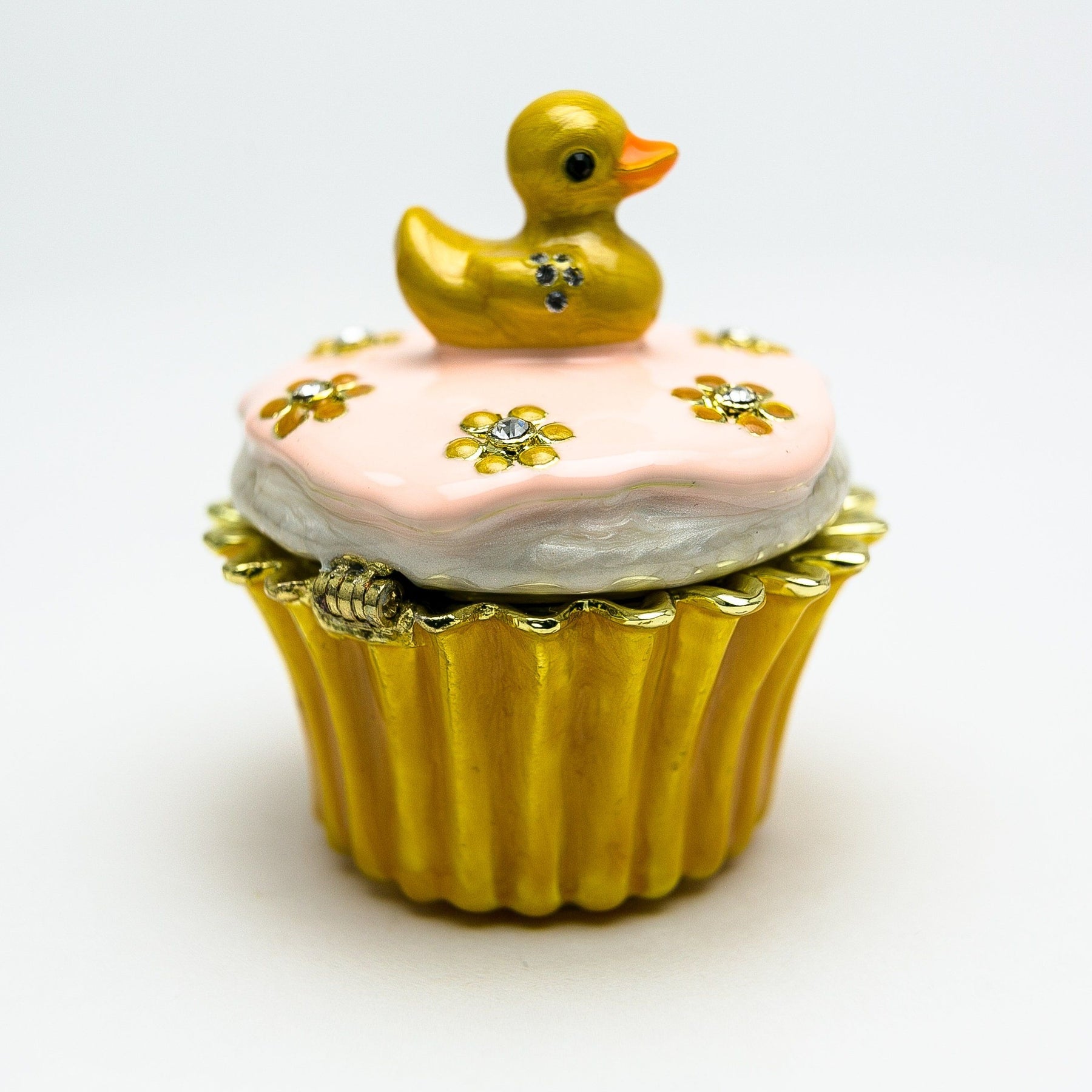 Yellow Duck on Cupcake Baby Shower Keren Kopal