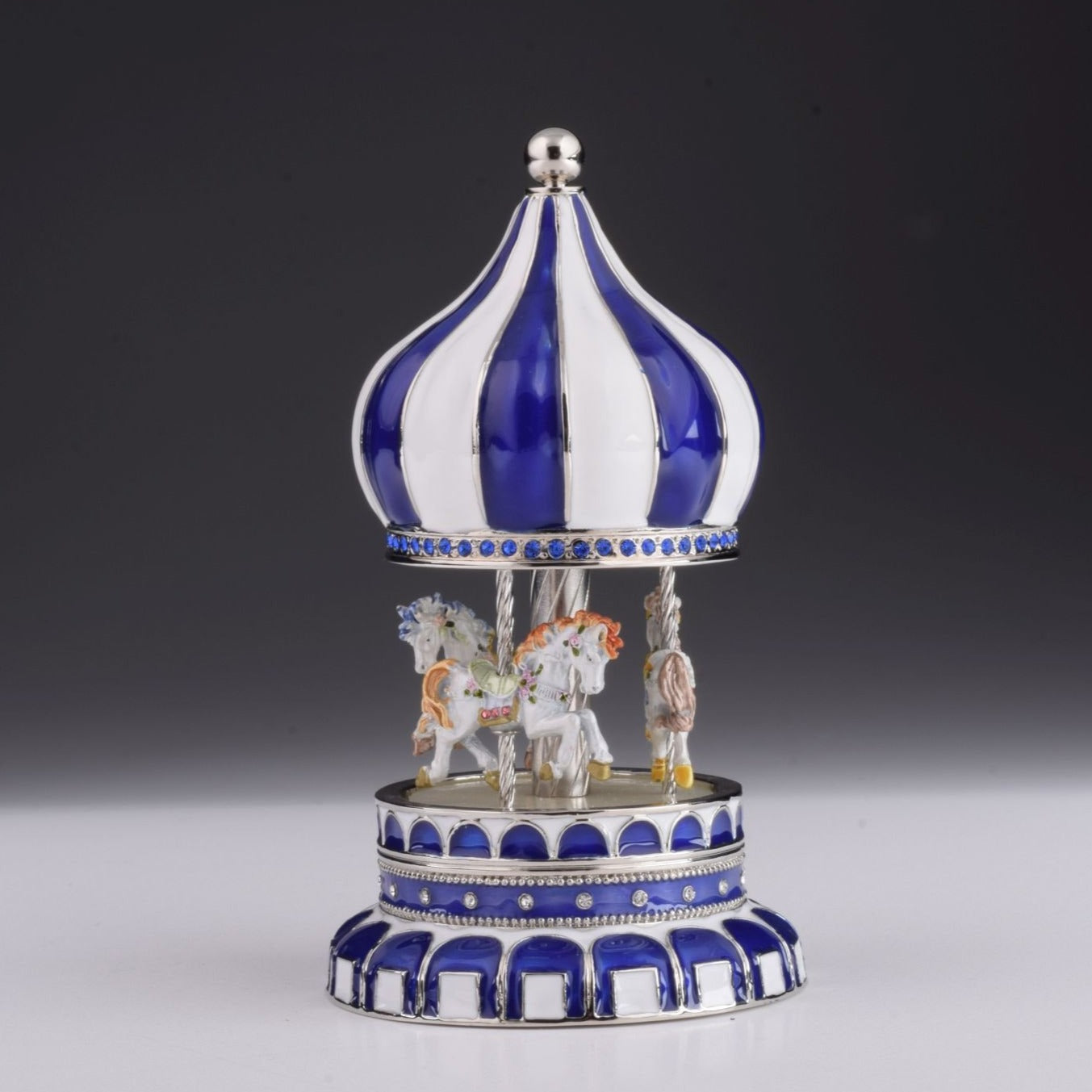 Keren Kopal Blue Wind up Musical Carousel