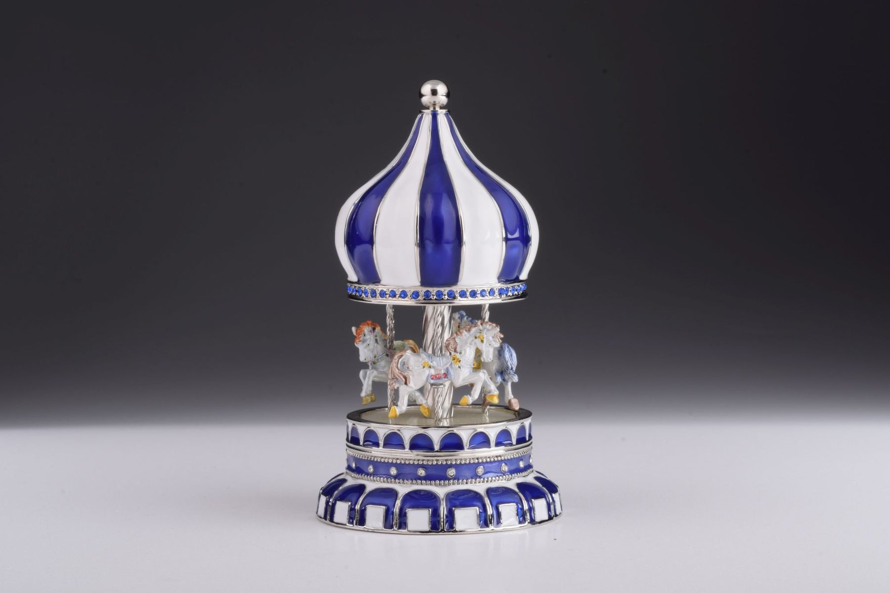 Keren Kopal Blue Wind up Musical Carousel