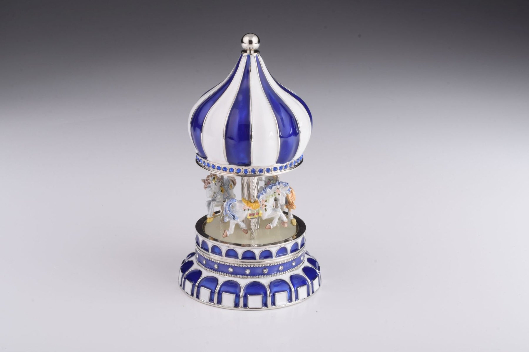 Keren Kopal Blue Wind up Musical Carousel