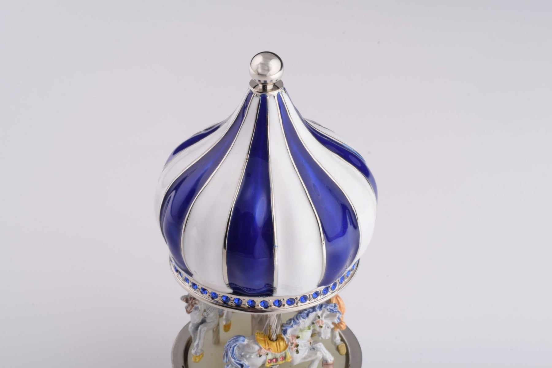 Keren Kopal Blue Wind up Musical Carousel