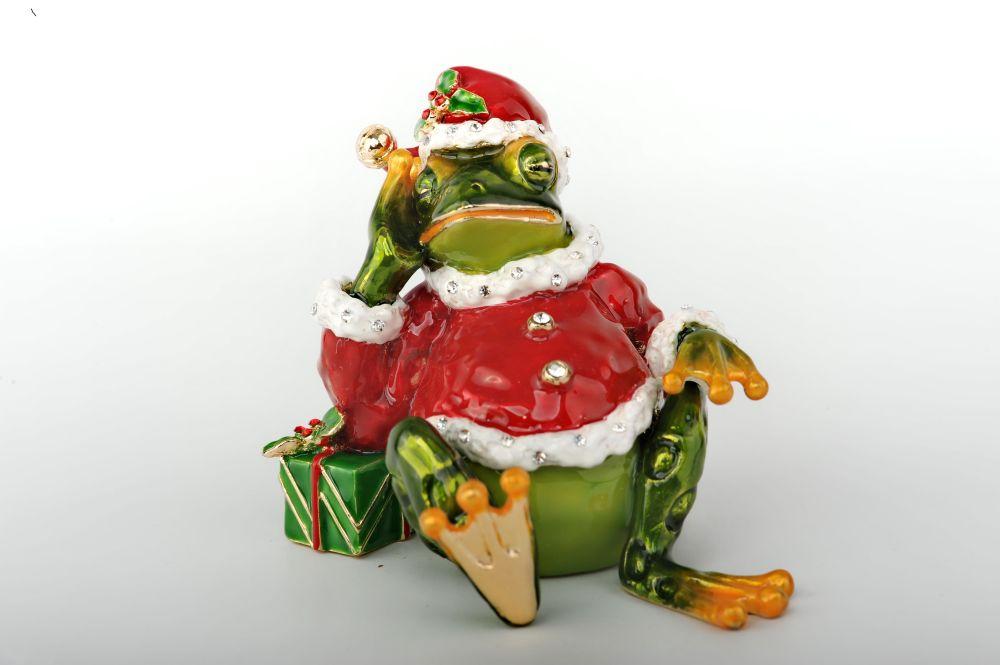 Keren Kopal Christmas Frog with Presents