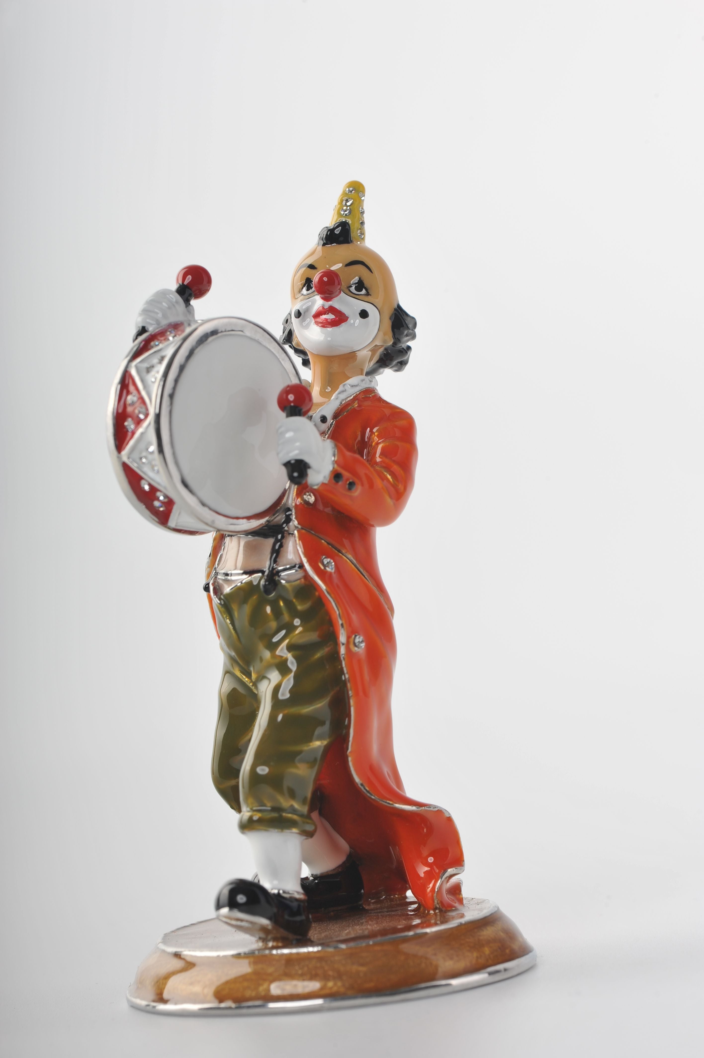 CLOWN Rieur et SINGE Jouant Avec Des Timbales, jouet ancien, mécaniques, 1950 CLOWN Rieur et SINGE Jouant Avec Des Timbales, jouet ancien, mécaniques, 1950