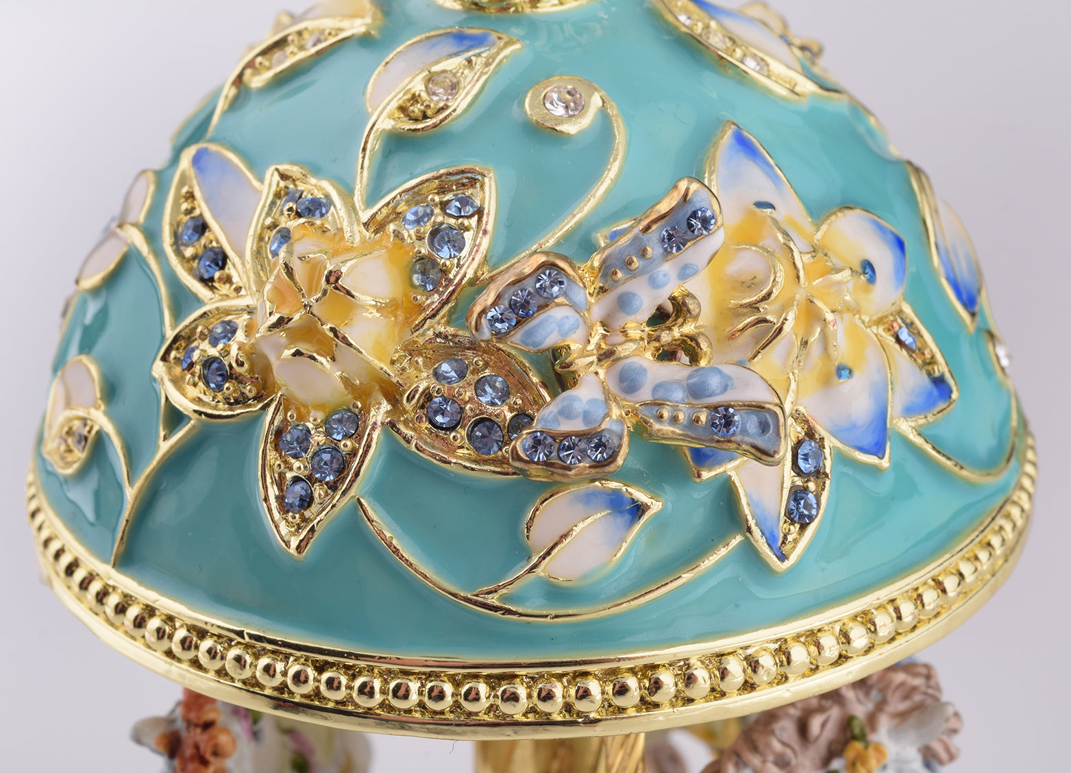 Keren Kopal Teal Wind up Musical Carousel