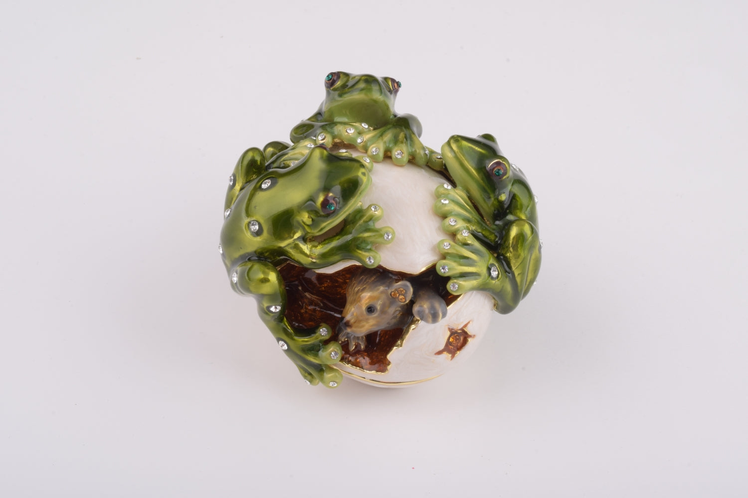 Frogs on Egg