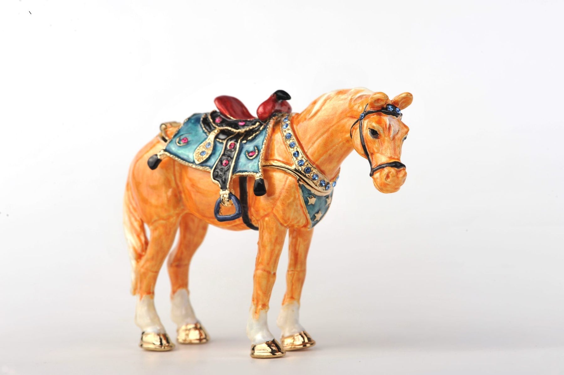 Keren Kopal Decorated Orange Horse  74.00