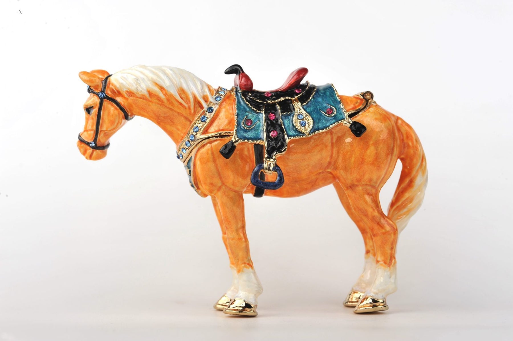 Keren Kopal Decorated Orange Horse  74.00