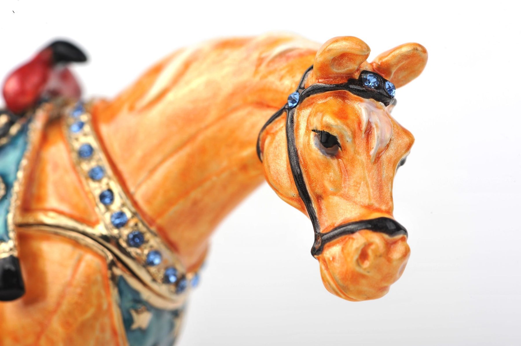 Keren Kopal Decorated Orange Horse  74.00