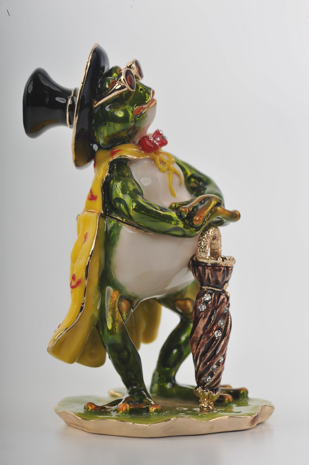 Keren Kopal Elegant Frog in Yellow Cape