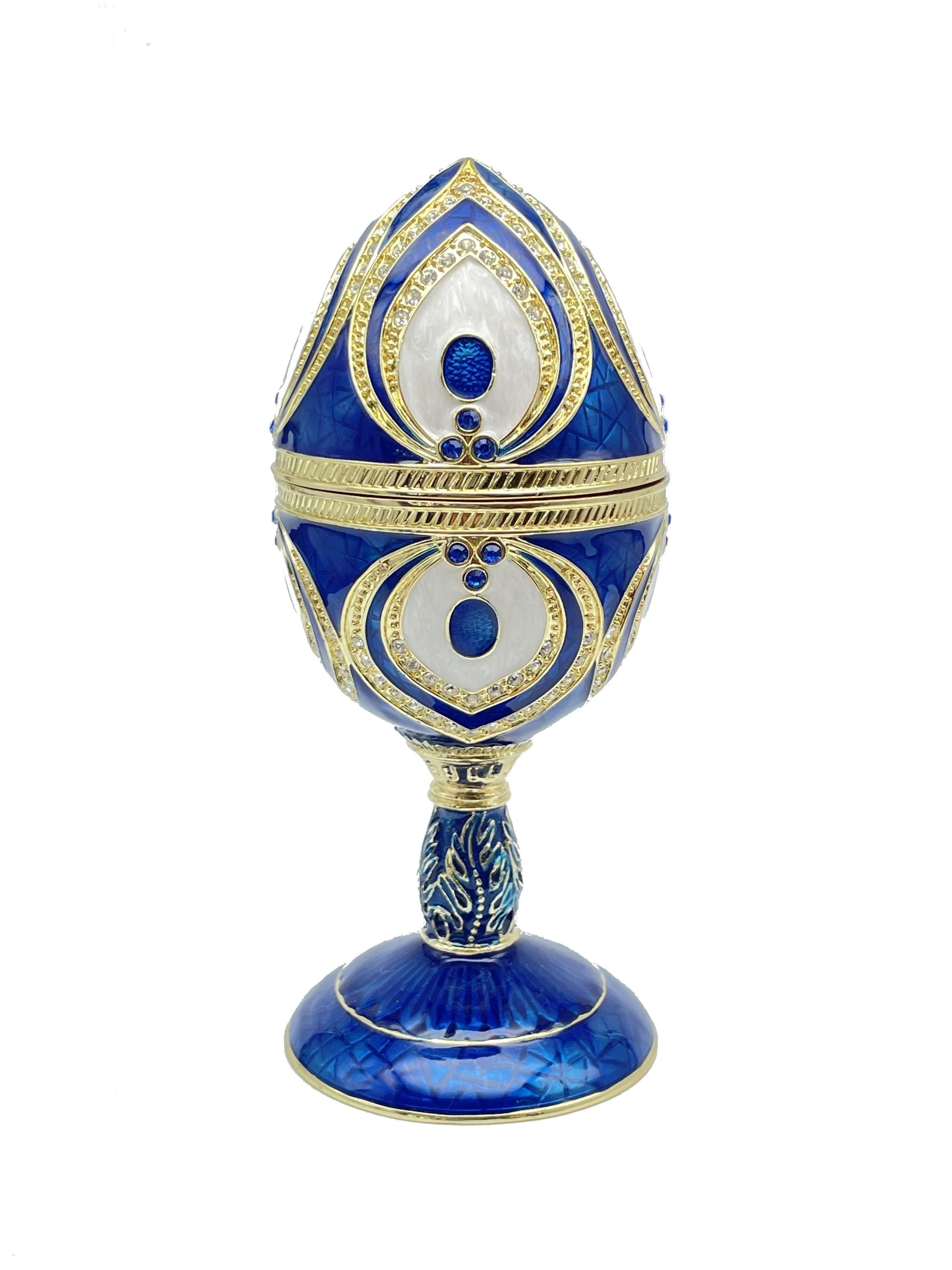 Blue Faberge Egg Beethoven Music Playing Faberge Egg Keren Kopal