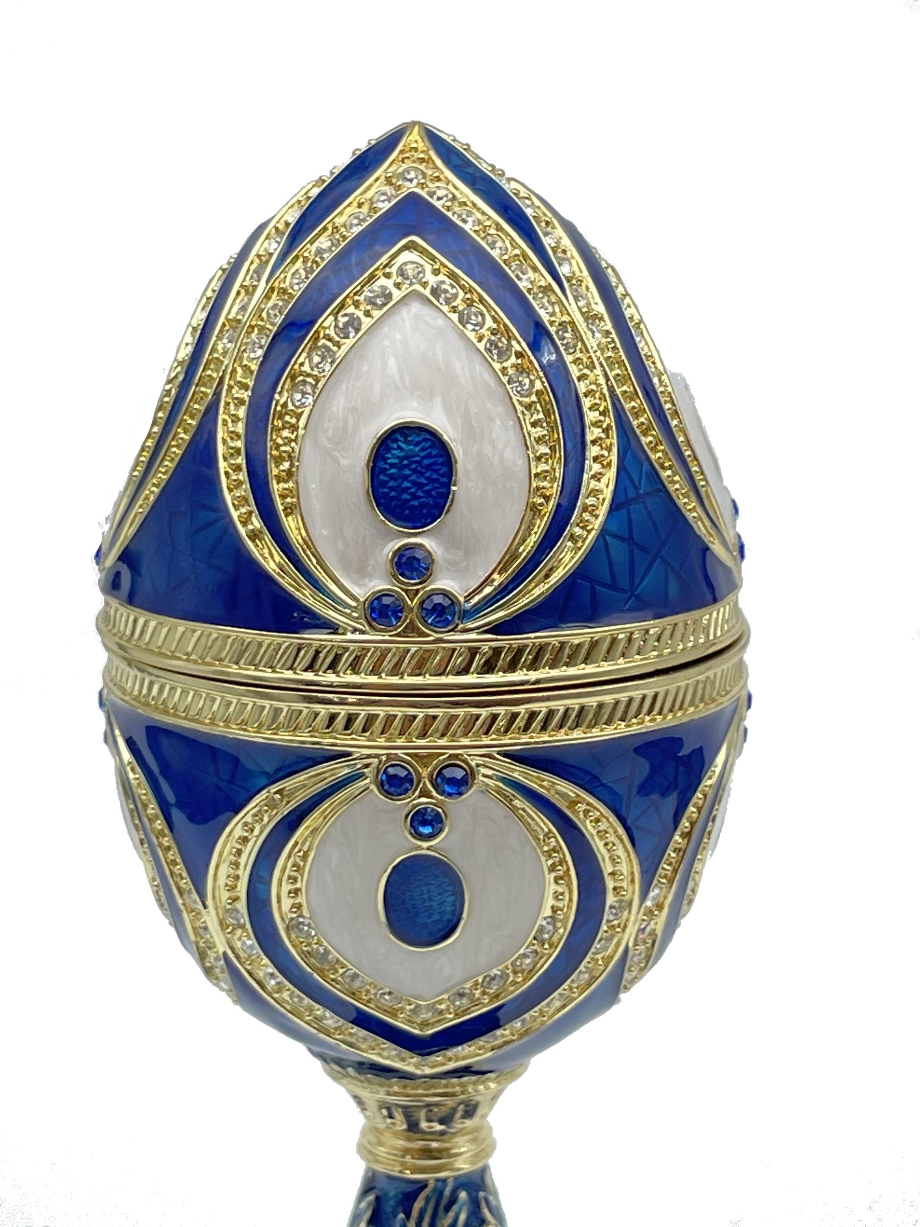 Blue Faberge Egg Beethoven Music Playing Faberge Egg Keren Kopal