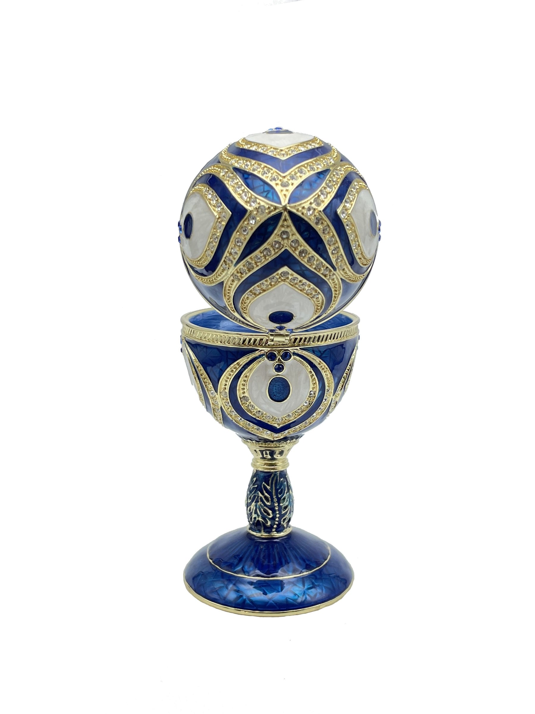 Blue Faberge Egg Beethoven Music Playing Faberge Egg Keren Kopal