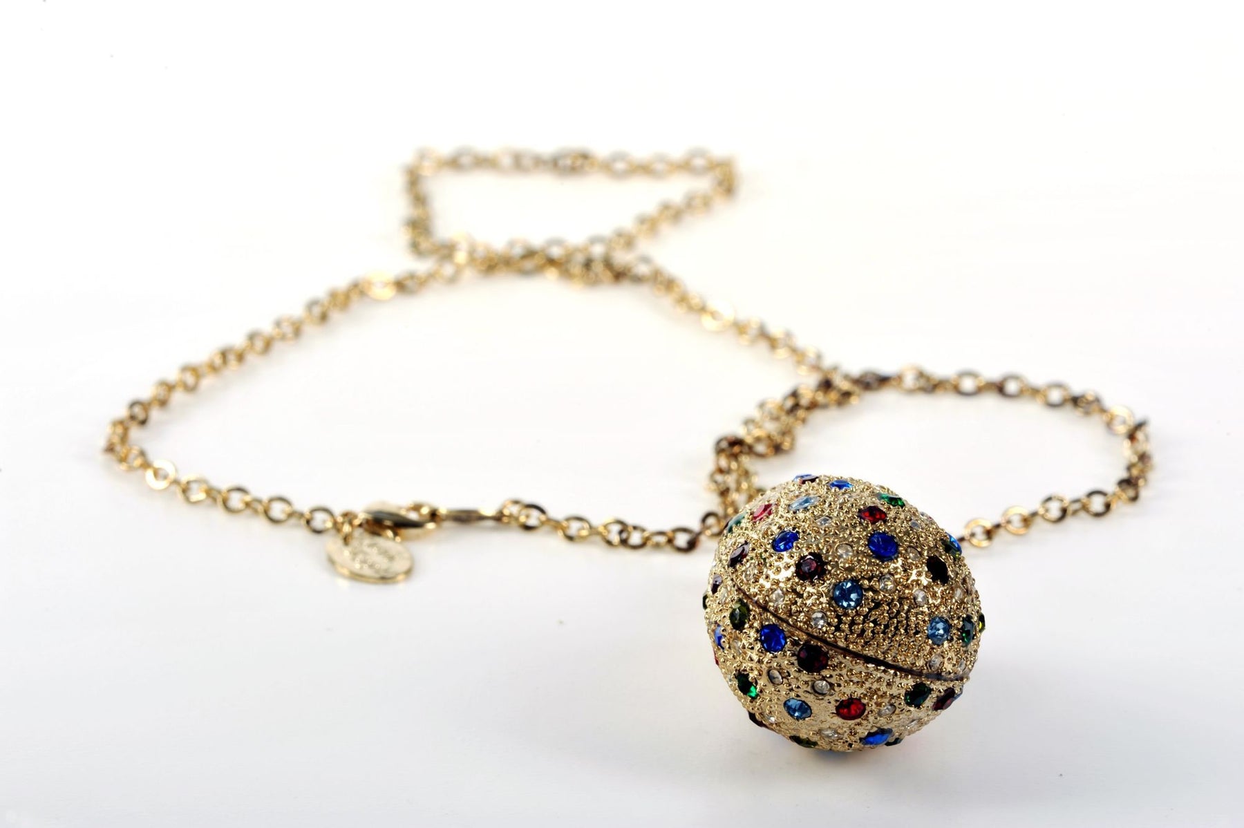 Keren Kopal Faberge Egg Pendant Necklace