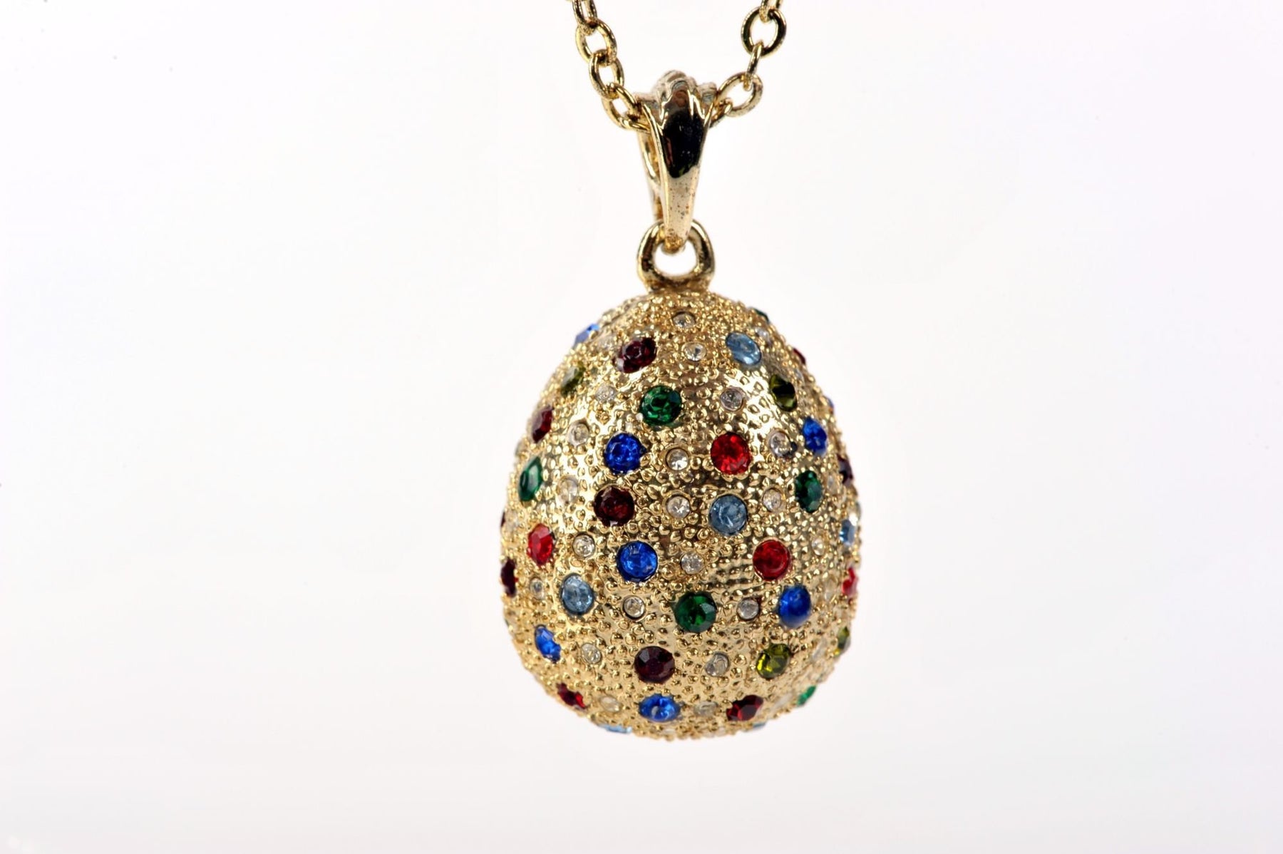 Keren Kopal Faberge Egg Pendant Necklace