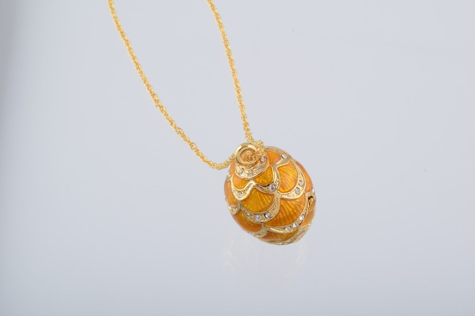 Keren Kopal Gold & Yellow Egg Pendant Necklace