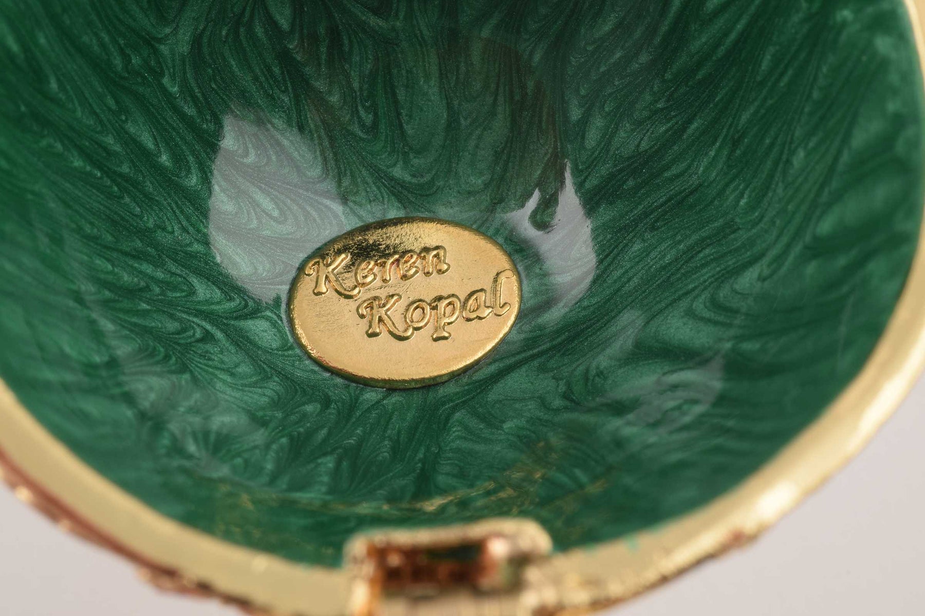 Keren Kopal Green Faberge Egg