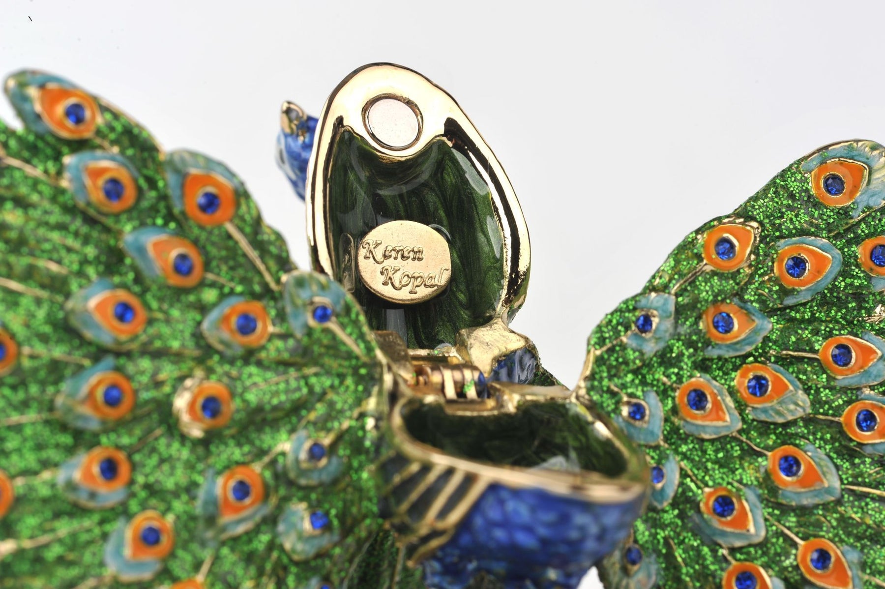 Keren Kopal Green & Blue Peacock