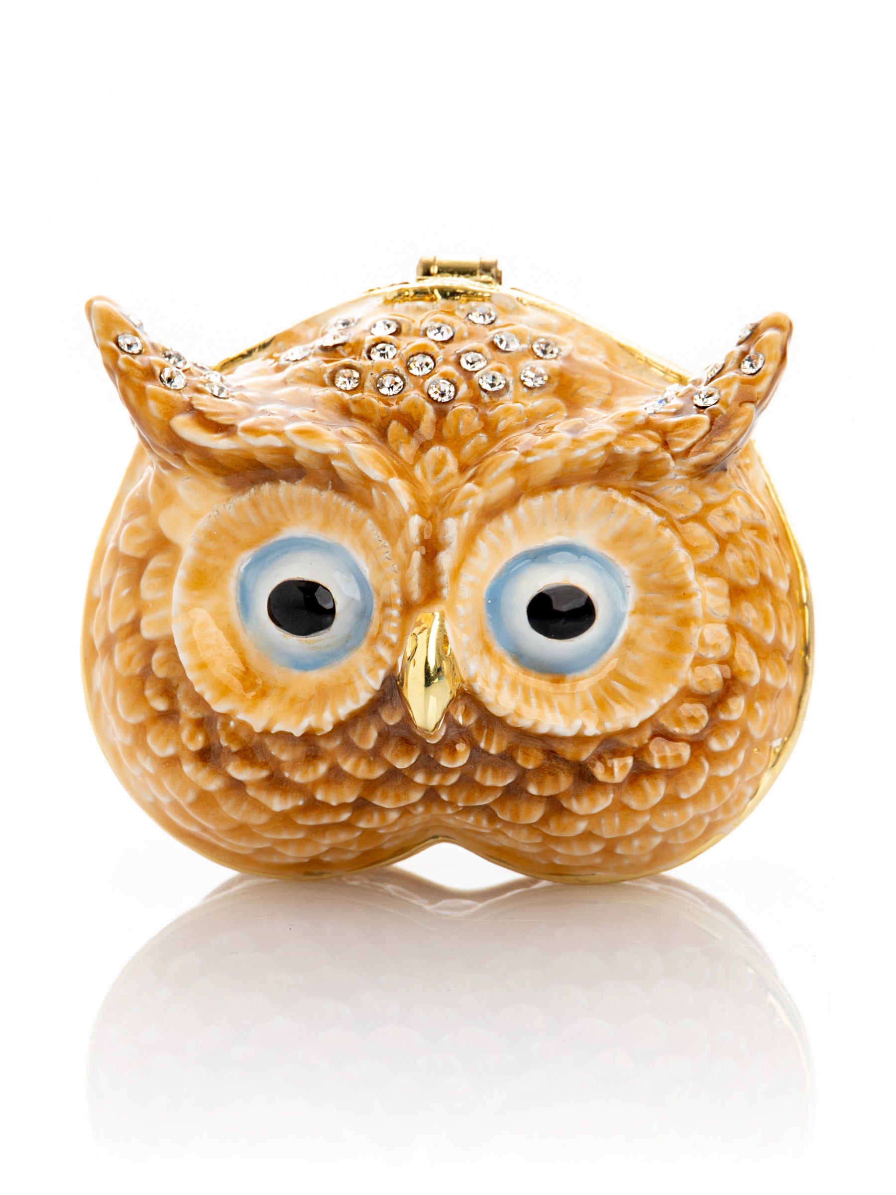 Brown Owl head trinket box