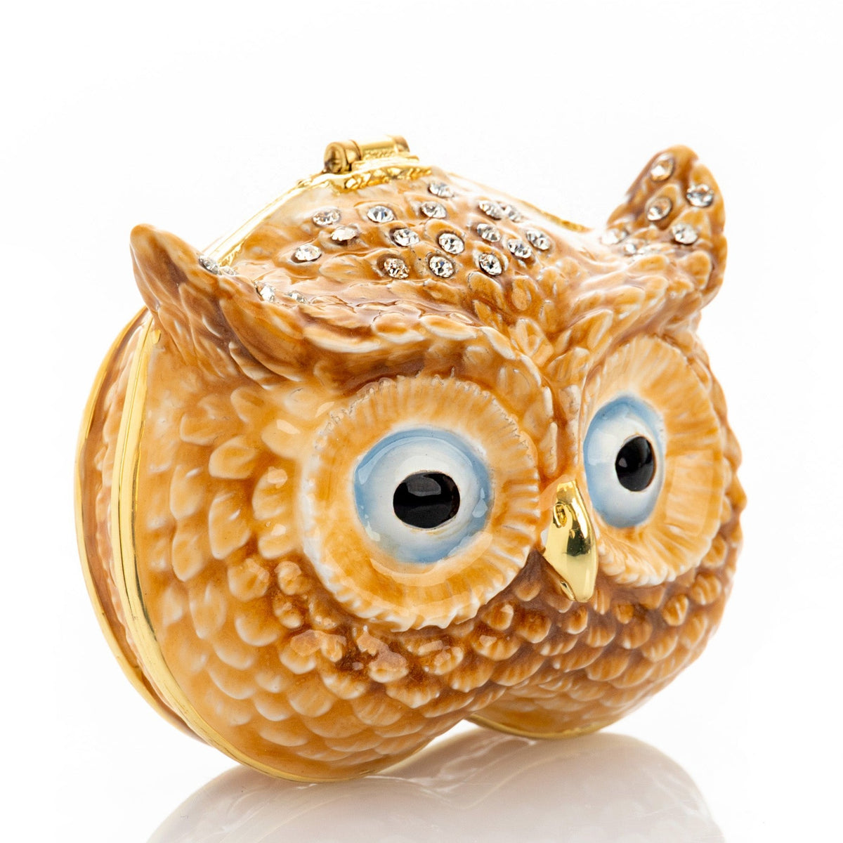 Brown Owl head trinket box