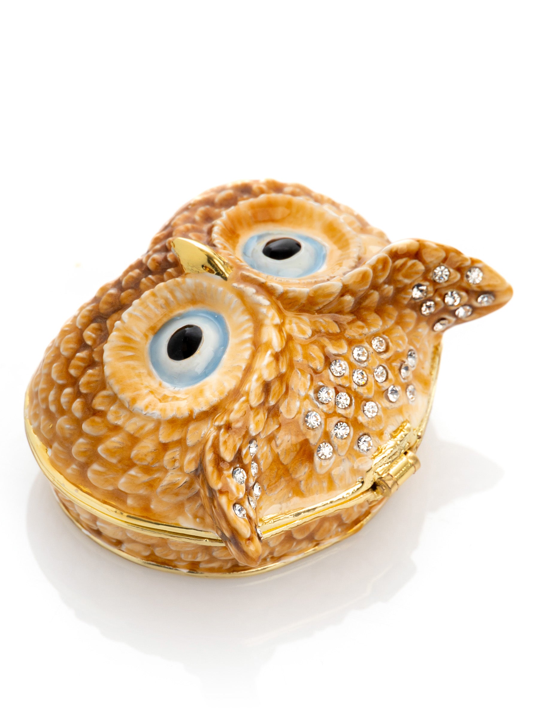 Brown Owl head trinket box