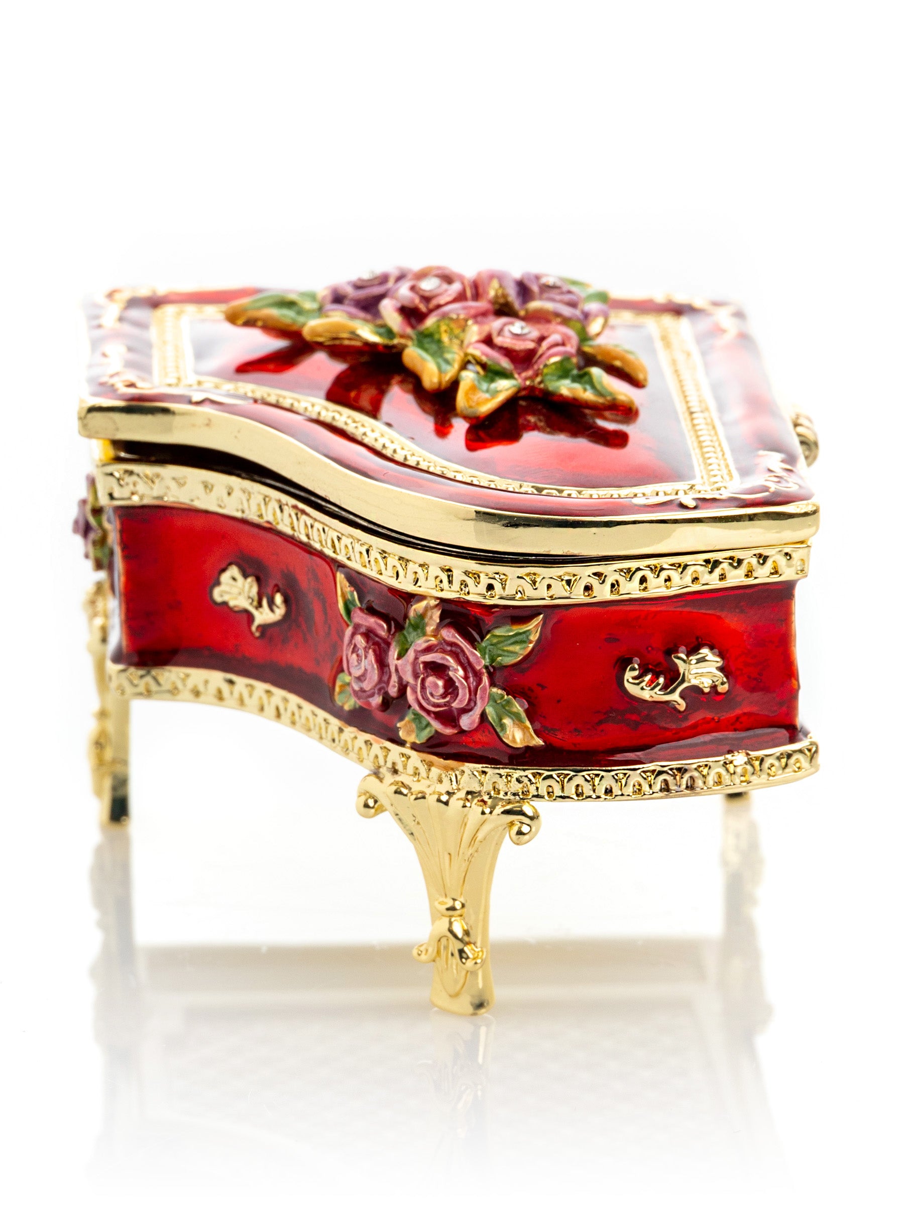 Red Piano Trinket Box