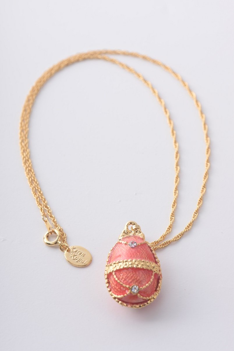 Keren Kopal Coral Egg Pendant Necklace
