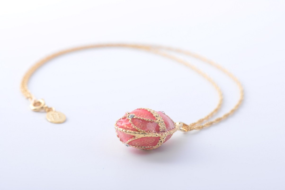 Keren Kopal Coral Egg Pendant Necklace