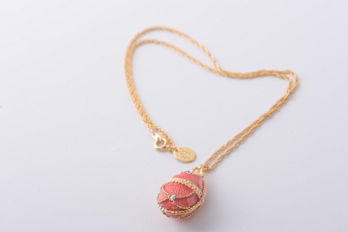 Keren Kopal Coral Egg Pendant Necklace